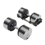 Adjustable Stainless Steel Dumbbells Gym Equipment Bodybuilders Fitness Enthusiasts Cast Iron Cross-Border Foreign Trade Mad