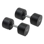 Adjustable Dumbbell for Fitness Shaping Electroplated Spherical Ink Home Gym Training