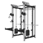 Commercial Multifunctional Cable Crossover Gym Machine Smith Rear-Mounted Exercise Trainer for Bodybuilding Strength Steel