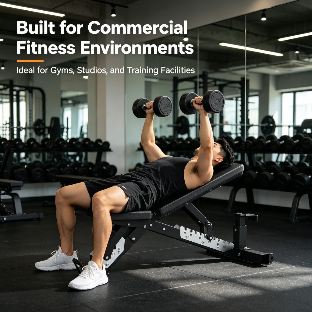 R003 High Quality Factory Adjustable Flat Incline Decline Gym Equipment Multi-Bench for Lifting Weights Workout Folding Feature