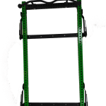 Custom Logo Gym Equipment Wall Mount Folding Squat Power Rack With J-hooks and Spotter Arms