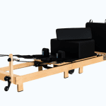 Adult Home Fitness Pilates Reformer Bodybuilding Oak Wood Core Bed Aluminium Material Yoga Exercise Studio Gym Maple Packed Box