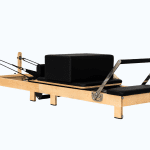 Adult Home Fitness Pilates Reformer Bodybuilding Oak Wood Core Bed Aluminium Material Yoga Exercise Studio Gym Maple Packed Box