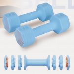 Indoor Fitness Exercise Hex Dumbbells Set Hand Weights Gym Dumbbells Home Exercise Ladies
