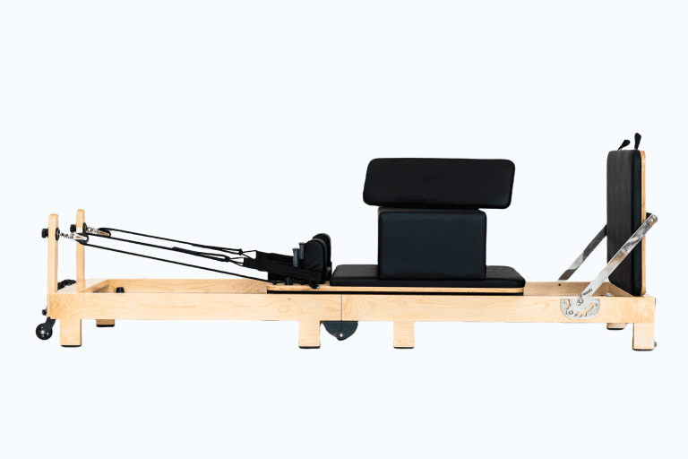 Adult Home Fitness Pilates Reformer Bodybuilding Oak Wood Core Bed Aluminium Material Yoga Exercise Studio Gym Maple Packed Box