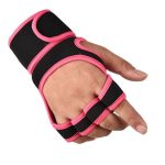 Custom Logo Anti-slip Hand Grip Weightlifting Fitness Safety Palm Support Protector Gloves