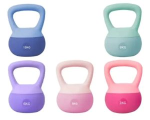 Soft Kettlebell Set for Home Fitness Training Custom Logo PVC Material Available in Various Colors