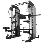 Unisex Multi-Function Gym Equipment Commercial Smith Machine Squat Power Rack