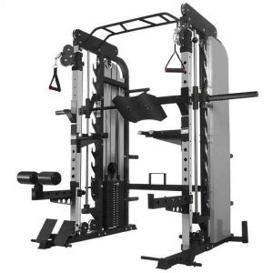 Unisex Multi-Function Gym Equipment Commercial Smith Machine Squat Power Rack