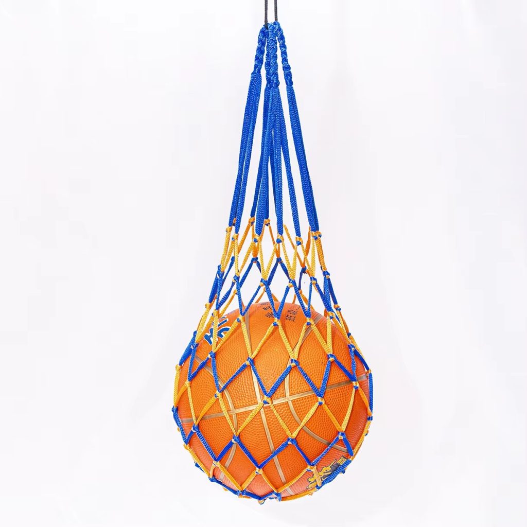 Mesh Ball Bag Sports Mesh Equipment Bag Volleyball Basketball Football Carry Storage Net Pocket for Single