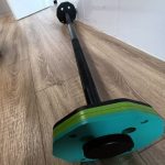 Adjustable Steel Barbell with Insert Plates Cast Iron Dumbbell for Gym Fitness Exercise-Rubber Hex Head Type