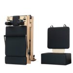 Oak Wood Folding Core Bed Pilates Reformer for Fitness Gym Studio Usage with Cadillac & Pilates Chair Box Packing