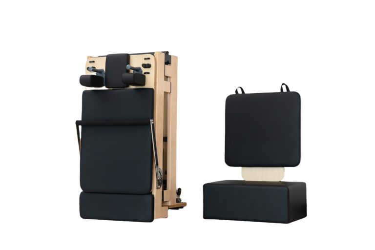 Oak Wood Folding Core Bed Pilates Reformer for Fitness Gym Studio Usage with Cadillac & Pilates Chair Box Packing