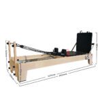 Our foldable Pilates reformer is the ultimate solution for a home fitness studio. Made with high-quality maple wood and a durable PU surface, this portable gym bed offers a professional workout experience that helps you build strength and tone your body with ease.
