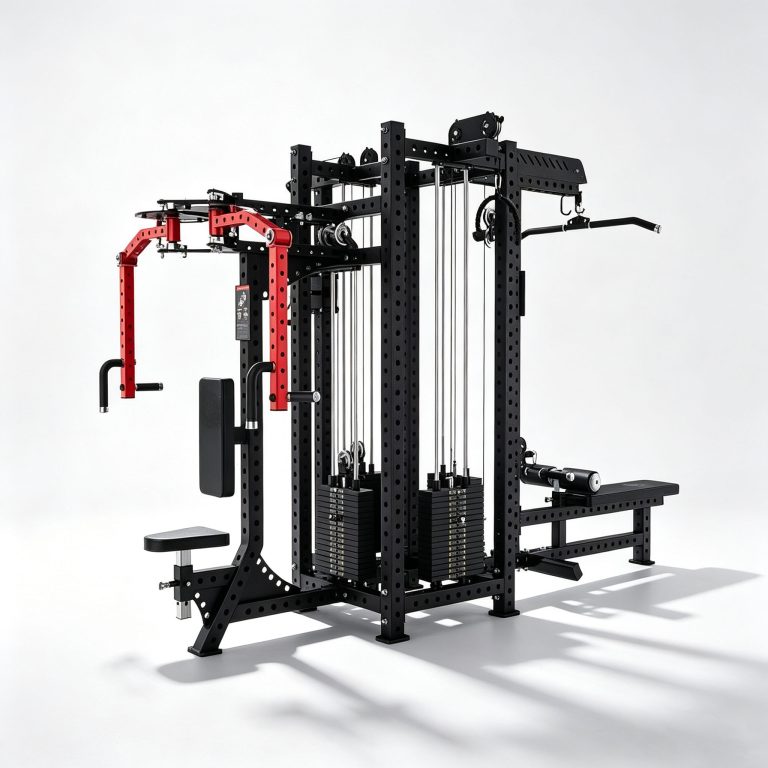 4‑in‑1 Multi‑Station Steel Mini Loader Gym | Pin Loaded Leg Exercise Equipment