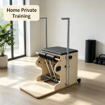Maple Wood Frame Pilates Studio Chair Adjustable Stable Durable Fitness Rehabilitation Chair For Studio Gym Physical Therapy Workout