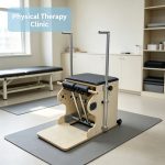 Maple Wood Frame Pilates Studio Chair Adjustable Stable Durable Fitness Rehabilitation Chair For Studio Gym Physical Therapy Workout