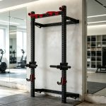 Wall‑Mounted Folding Squat Trainer Rack Direct Factory Sale Multi‑Functional Home Workout Exercise Rack