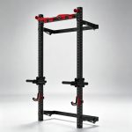 Wall‑Mounted Folding Squat Trainer Rack Direct Factory Sale Multi‑Functional Home Workout Exercise Rack