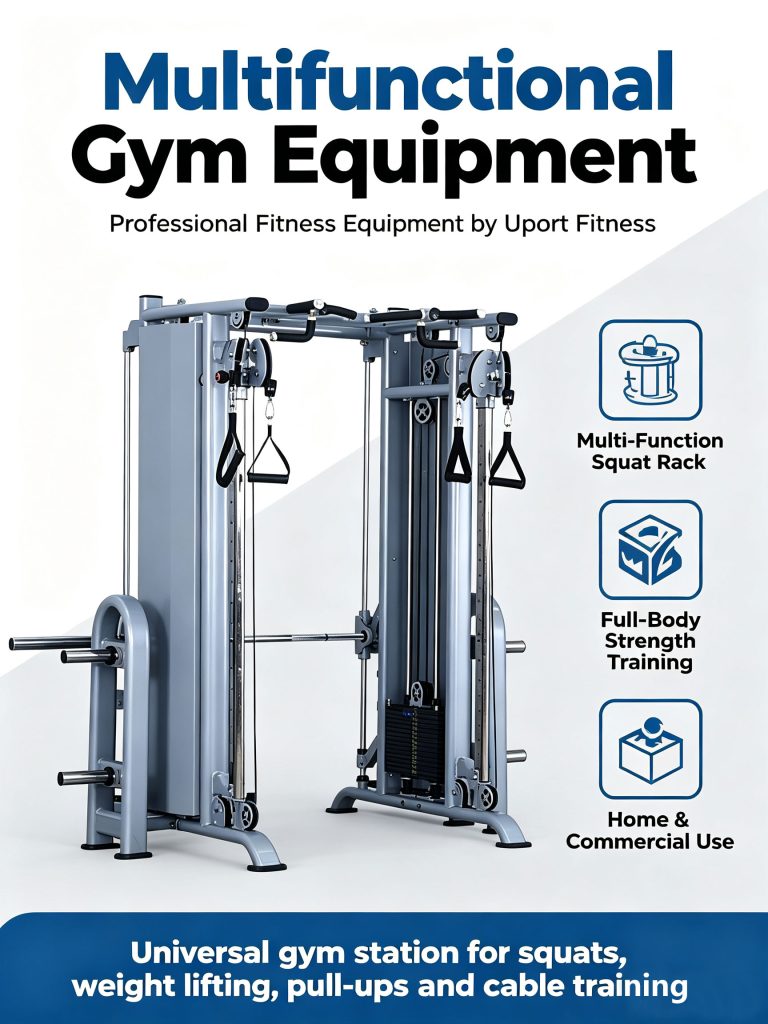 Multi Function Squat Rack Universal Fitness Training Frame Home & Commercial Gym Equipment for Men Women Strength Exercise