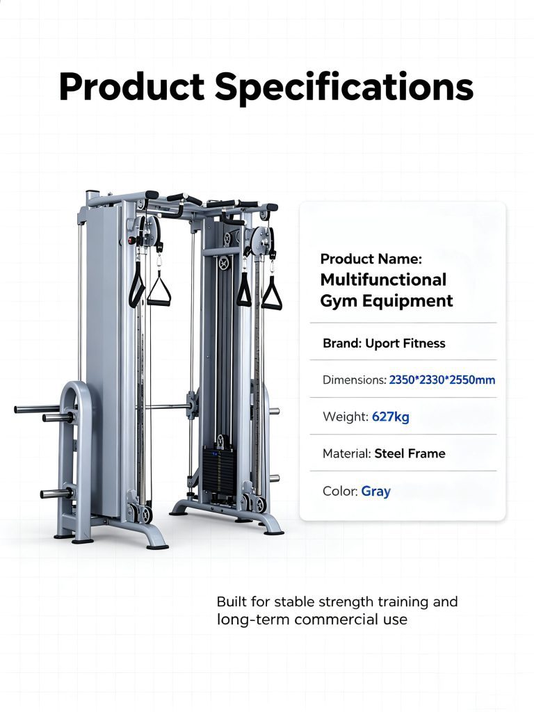 Multi Function Squat Rack Universal Fitness Training Frame Home & Commercial Gym Equipment for Men Women Strength Exercise