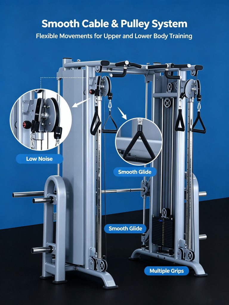 Multi Function Squat Rack Universal Fitness Training Frame Home & Commercial Gym Equipment for Men Women Strength Exercise