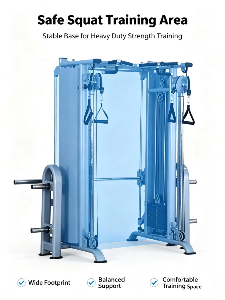 Multi Function Squat Rack Universal Fitness Training Frame Home & Commercial Gym Equipment for Men Women Strength Exercise