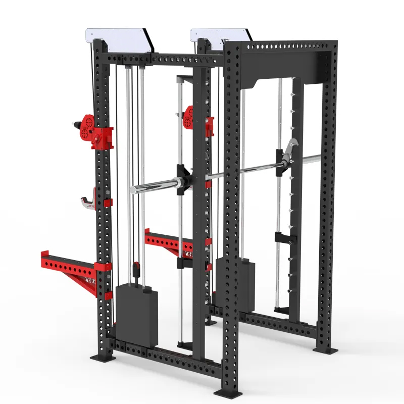 Multi-Function Home Gym: Unisex Bird Squat, Horizontal Push, Rowing Machine