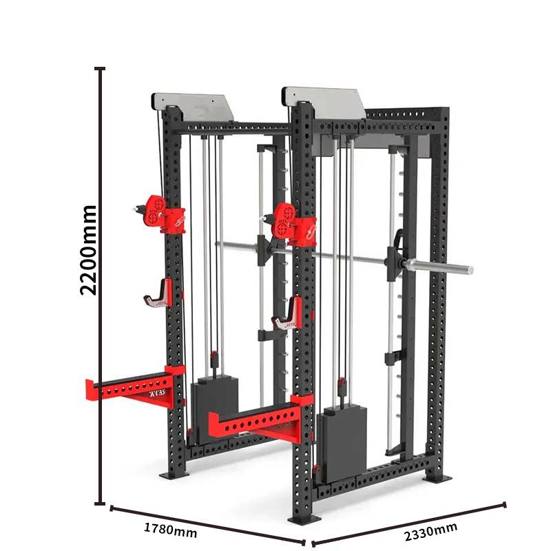 Full Body Workout Station: Unisex Bird Squat, Horizontal Push, Rowing Rack