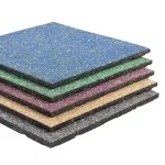Tile Protective Rubber Mat for Fitness Eco Friendly