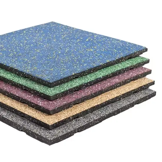 Tile Protective Rubber Mat for Fitness Eco Friendly
