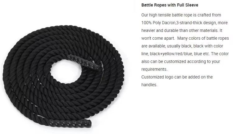 Hemp Braided High Strength Climbing Fitness Exercise Rope