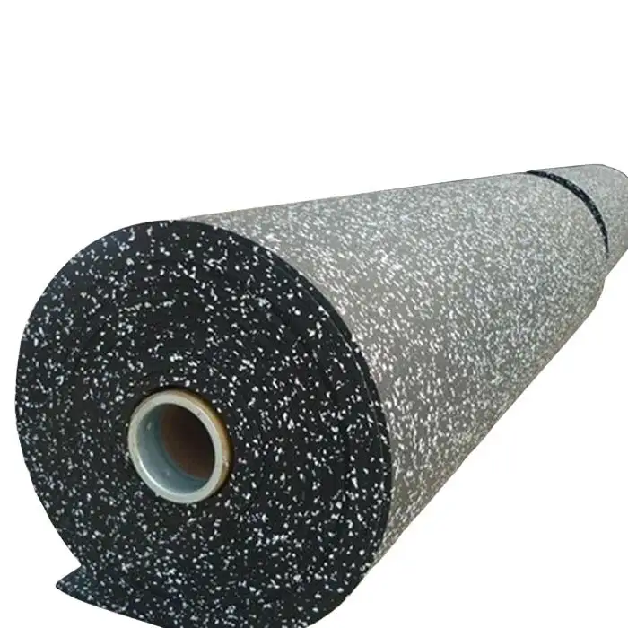 Durable EPDM Rubber Floor Rolls Anti-Slip Fitness Flooring and Protective Mat Versatile Rubber Mat for Home and Gym Use