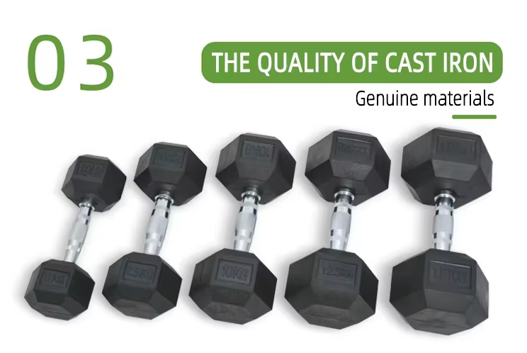 Cheap Hex Dumbbell Free Weights for Gym Use