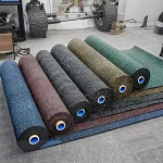 Fitness Gym Rubber Flooring Puzzle Rubber Mat for Workout Exercise Training
