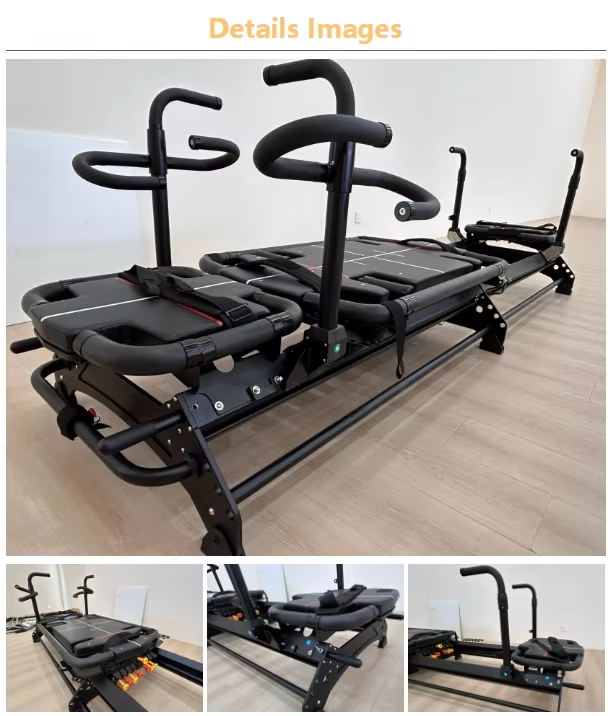 High-End Home Use Megaformer Studio Factory Fitness Yoga Pilates Steel Material Reformer
