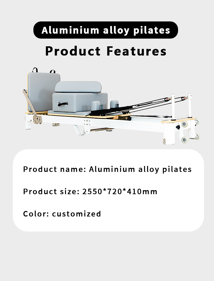 High Quality Cadillac Gym Reformer Aluminum Foldable Pilates Core Bed for Home Fitness and Yoga Use