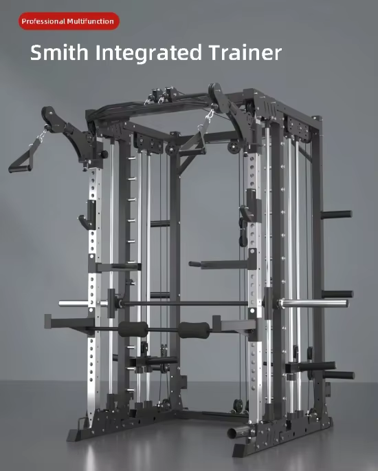 Fitness Equipment Gym Equipment Power Rack Smith Machine Home Gym Attachment 3-in-1 Basic Trainer