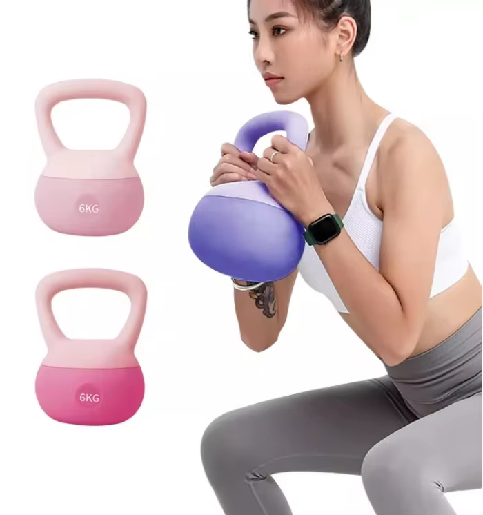 Soft Kettlebell Set for Home Fitness Training Custom Logo PVC Material Available in Various Colors