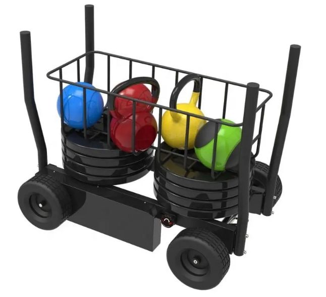 This tank-shaped cart is a brand new athletic product that challengesthe lower limbs like no other device, and it can provide explosivepower and agility training for athletes.