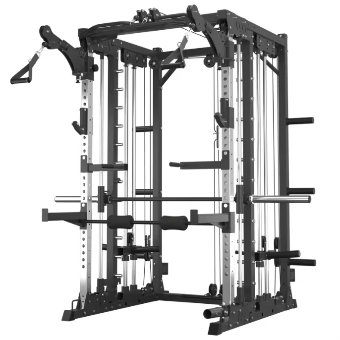 Fitness Equipment Gym Equipment Power Rack Smith Machine Home Gym Attachment 3-in-1 Basic Trainer