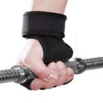 Custom Logo Anti-slip Hand Grip Weightlifting Fitness Safety Palm Support Protector Gloves
